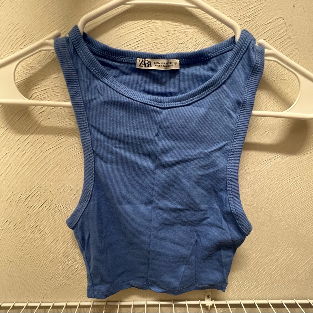 Periwinkle Zara Tank Top, size medium